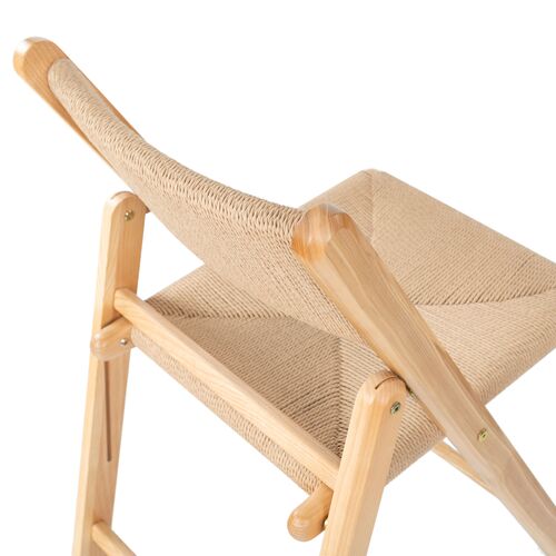 S/2 Giada Folding Dining Chairs, Natural 6 S/2 Giada Folding Dining Chairs, Natural