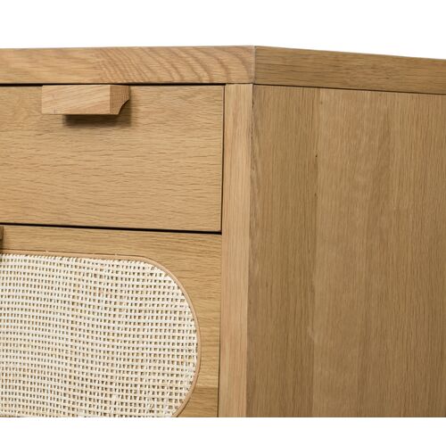 Willa 8-Drawer Cane Dresser, Honey Oak 6 Willa 8-Drawer Cane Dresser, Honey Oak