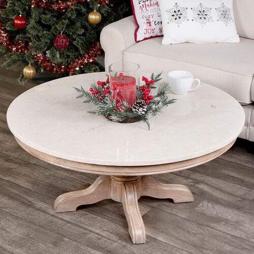 Liam Round Marble Top Coffee Table 5 Liam Round Marble Top Coffee Table