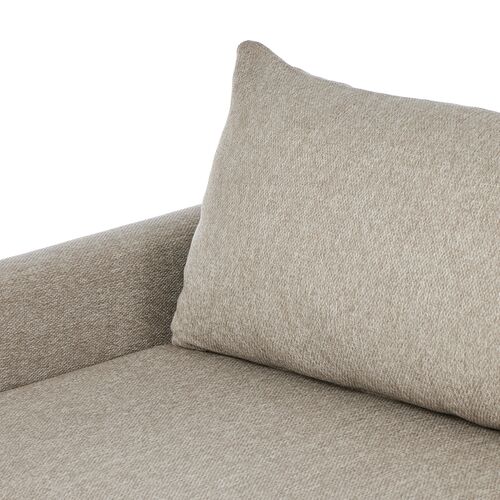 Tongass Outdoor Aluminum Sofa, Concha Fog 13 Tongass Outdoor Aluminum Sofa, Concha Fog