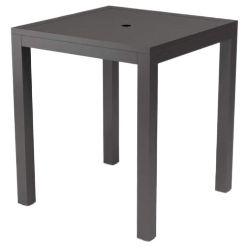 EvandorOutdoor Aluminum Pub Table, Graphite 1 EvandorOutdoor Aluminum Pub Table, Graphite