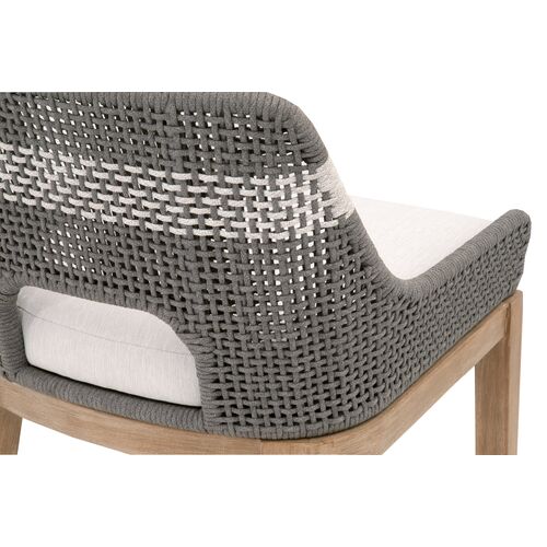 Arras Outdoor Barstool, Dove/White 6 Arras Outdoor Barstool, Dove/White