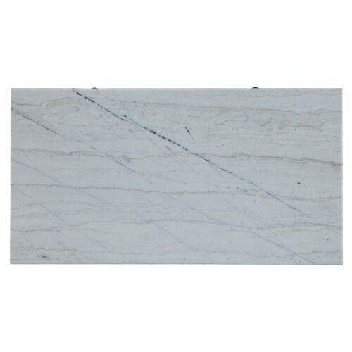 Archie Cerused Tall 4-Drawer Dresser, White/Agros White Stone 6 Archie Cerused Tall 4-Drawer Dresser, White/Agros White Stone