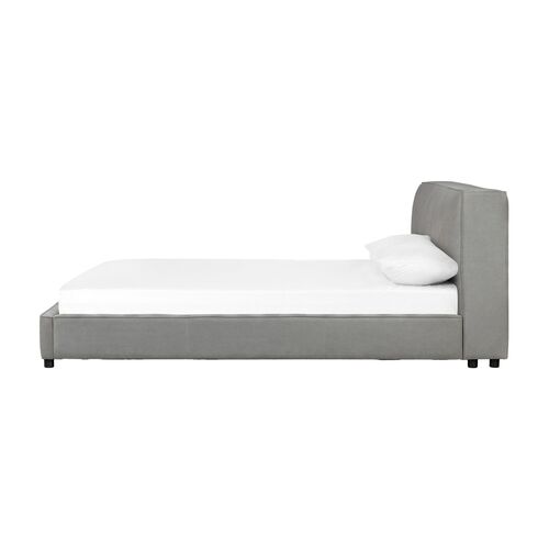 Adella Cotton Bed, Heavy Pebble Pewter 4 Adella Cotton Bed, Heavy Pebble Pewter