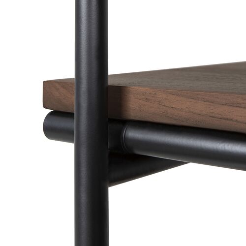 Oscar Hanging Rack, Teak Brown 4 Oscar Hanging Rack, Teak Brown
