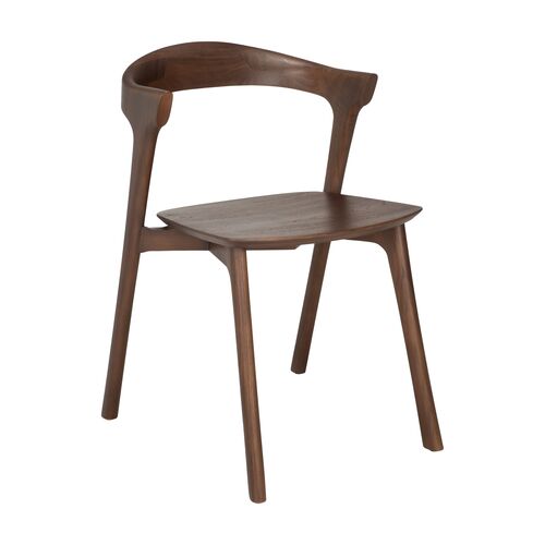 Bok Dining Chair, Teak Brown 1 Bok Dining Chair, Teak Brown
