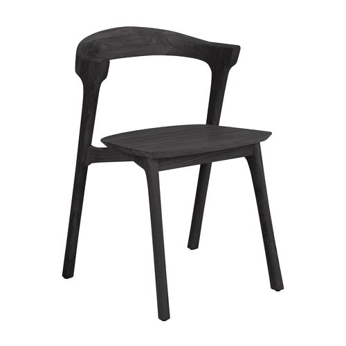 Bok Outdoor Dining Chair, Teak Black 1 Bok Outdoor Dining Chair, Teak Black