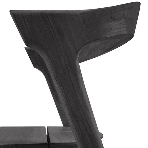 Bok Outdoor Dining Chair, Teak Black 5 Bok Outdoor Dining Chair, Teak Black