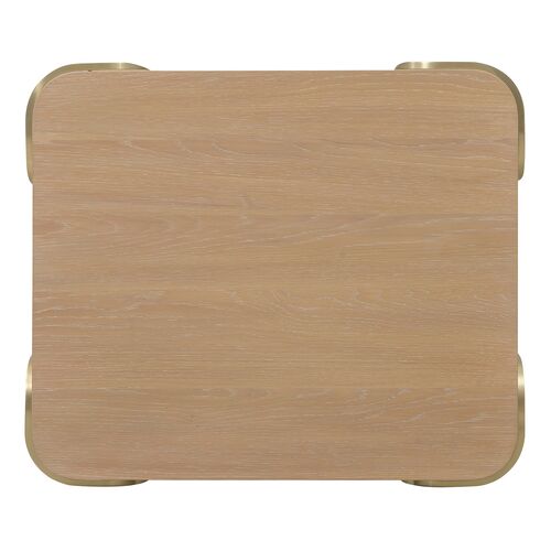 Banyon Bay End Table, Desert Oak/Gold 5 Banyon Bay End Table, Desert Oak/Gold
