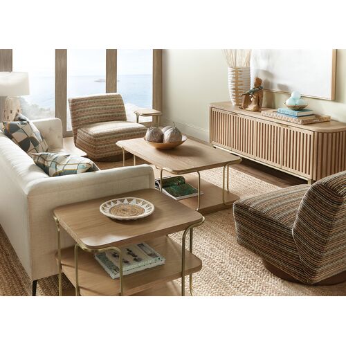 Banyon Bay End Table, Desert Oak/Gold 8 Banyon Bay End Table, Desert Oak/Gold
