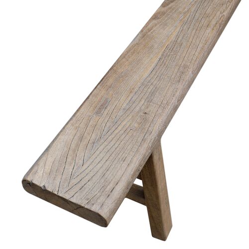 Vintage Entryway Bench (67"-71"), Weathered Natural 3 Vintage Entryway Bench (67"-71"), Weathered Natural