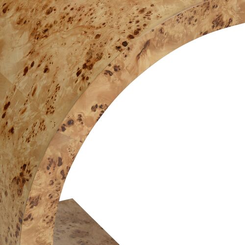 Bridges Burlwood Waterfall Console Table 2 Bridges Burlwood Waterfall Console Table