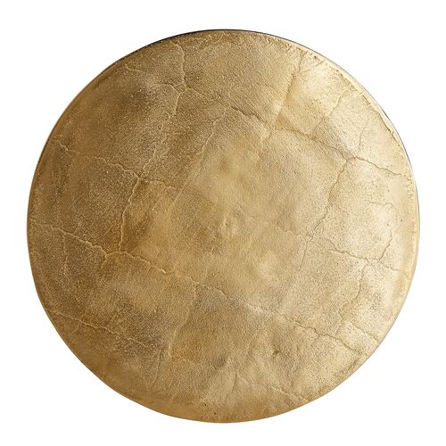 Rochester Round Aluminum Side Table, Gold 5 Rochester Round Aluminum Side Table, Gold