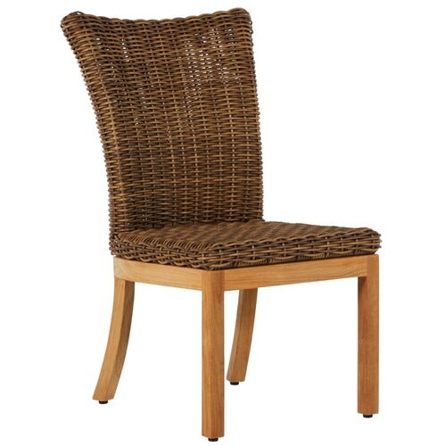 Montauk Outdoor Wicker Side Chair, Raffia 1 Montauk Outdoor Wicker Side Chair, Raffia