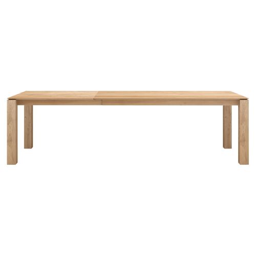 Slice Extension Dining Table, Oak 2 Slice Extension Dining Table, Oak
