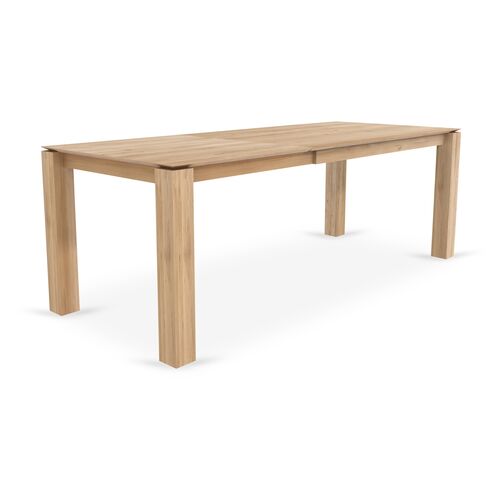Slice Extension Dining Table, Oak 3 Slice Extension Dining Table, Oak