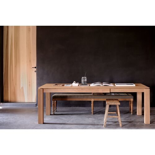 Slice Extension Dining Table, Oak 6 Slice Extension Dining Table, Oak