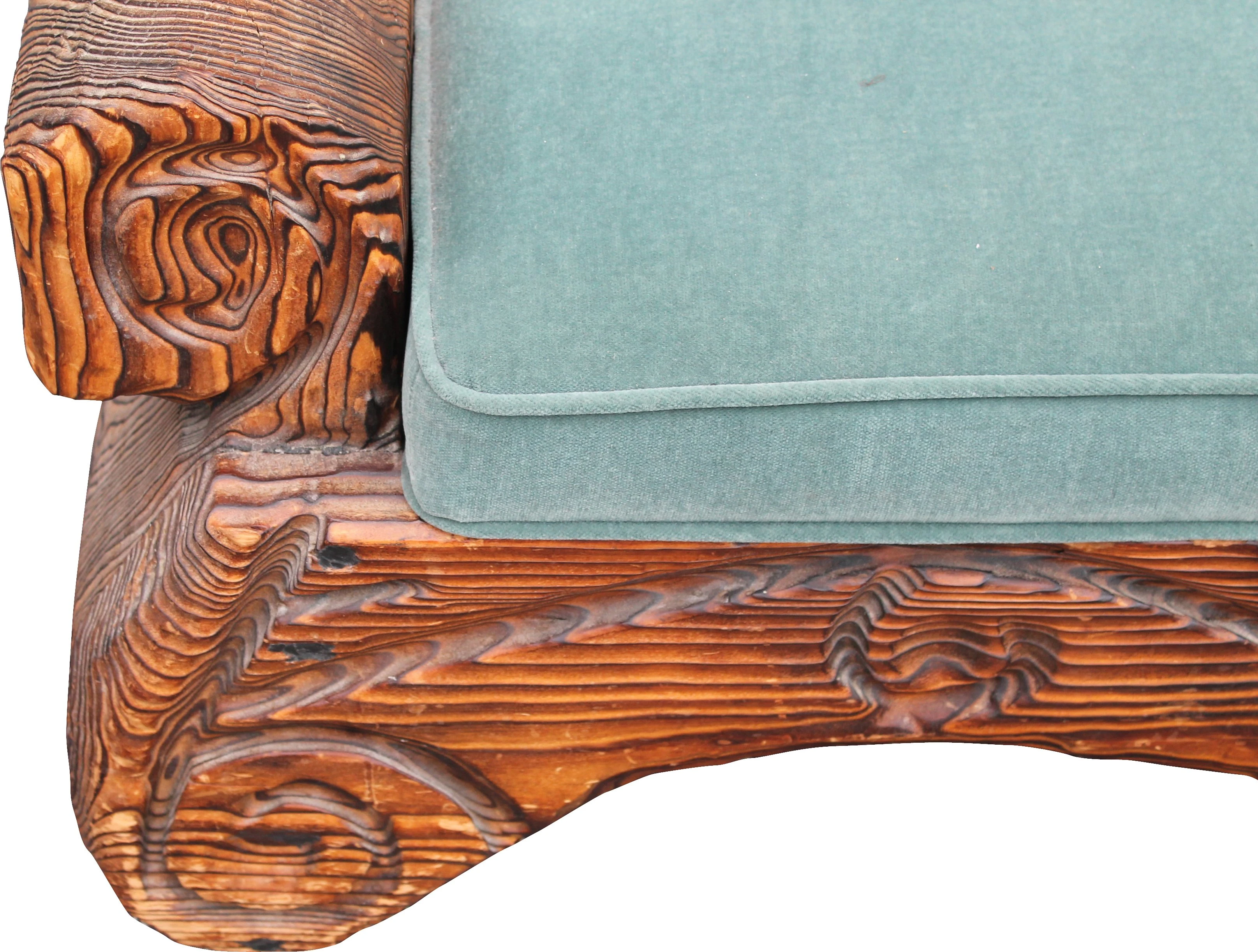 1940s Carved Wood Bench 4 1940s Carved Wood Bench
