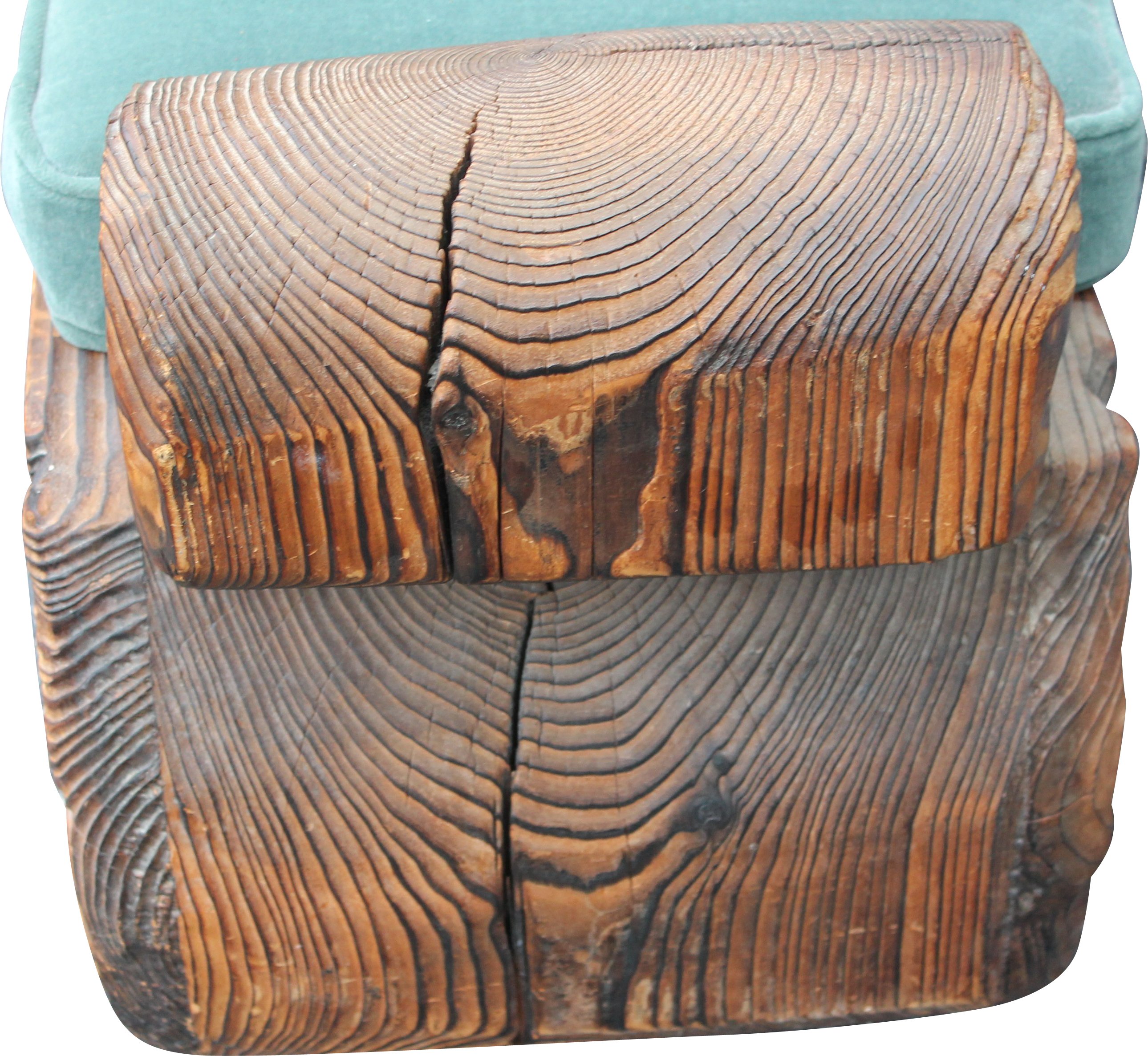 1940s Carved Wood Bench 8 1940s Carved Wood Bench