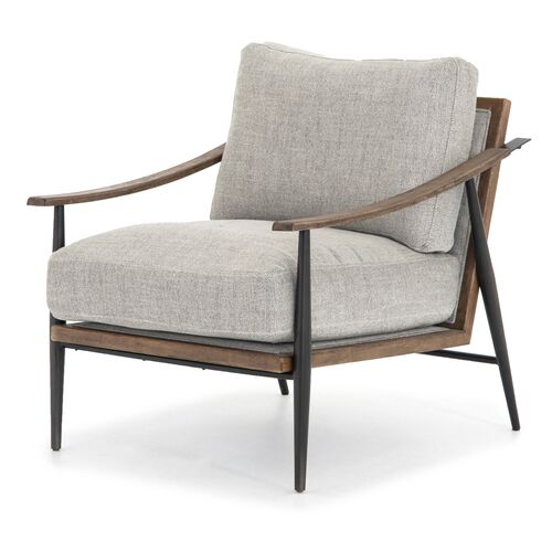Darren Chair, Gabardine Grey 1 Darren Chair, Gabardine Grey