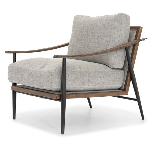 Darren Chair, Gabardine Grey 4 Darren Chair, Gabardine Grey