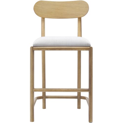 Ruelle Oak Bar Stool, Brown 1 Ruelle Oak Bar Stool, Brown