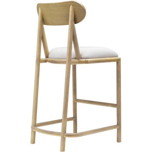 Ruelle Oak Bar Stool, Brown 3 Ruelle Oak Bar Stool, Brown