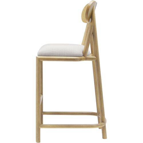 Ruelle Oak Bar Stool, Brown 5 Ruelle Oak Bar Stool, Brown