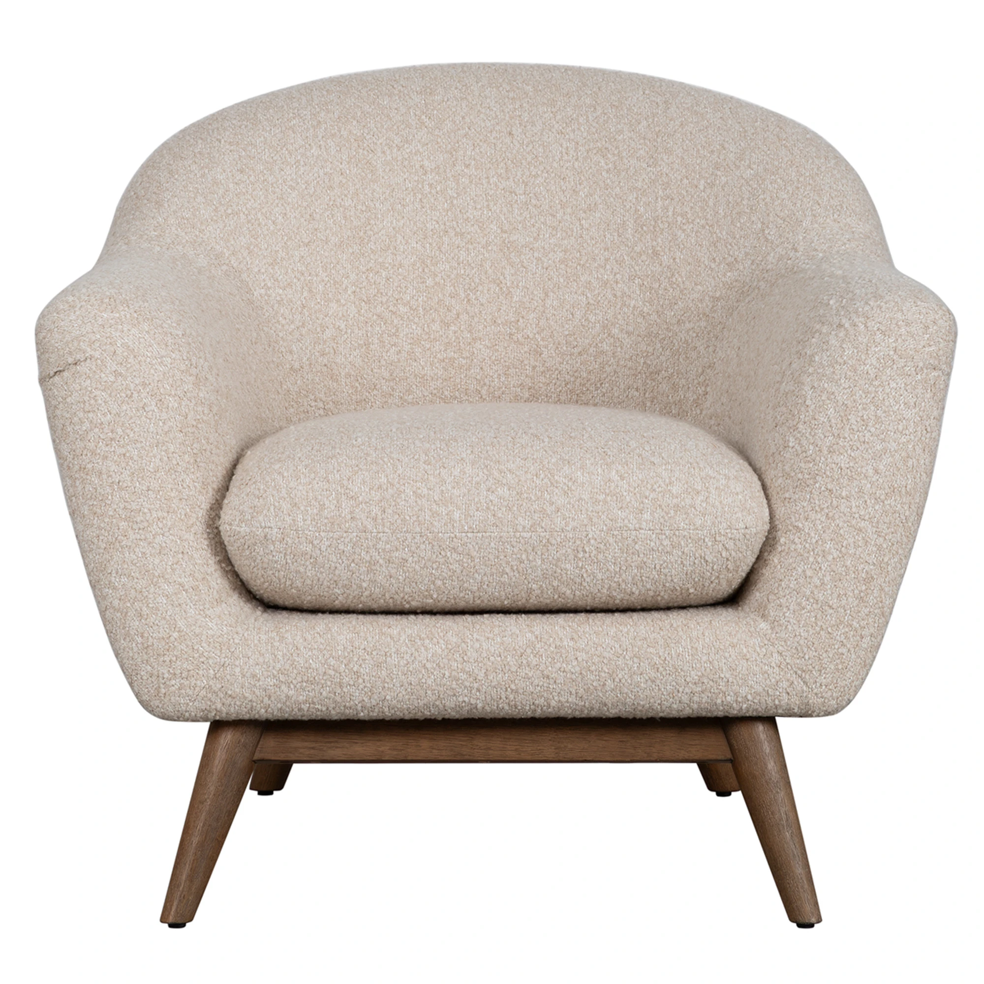 Cassis Boucl¨¦ Accent Chair, Frosted Oak 3 Cassis Boucl¨¦ Accent Chair, Frosted Oak