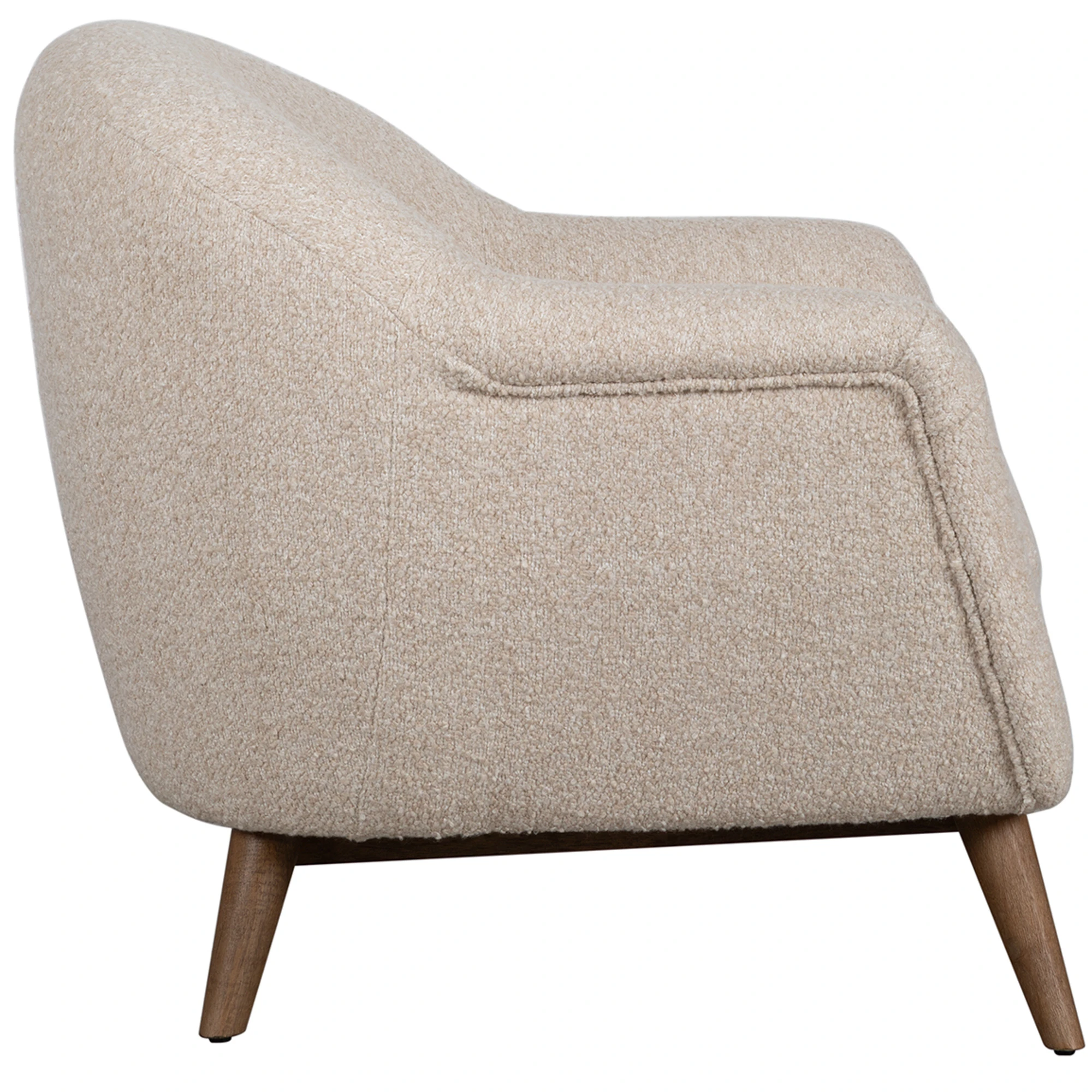 Cassis Boucl¨¦ Accent Chair, Frosted Oak 4 Cassis Boucl¨¦ Accent Chair, Frosted Oak