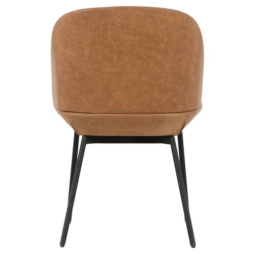 Denver Leather Dining Chair, Butterscotch 4 Denver Leather Dining Chair, Butterscotch