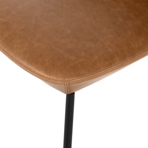 Denver Leather Dining Chair, Butterscotch 7 Denver Leather Dining Chair, Butterscotch