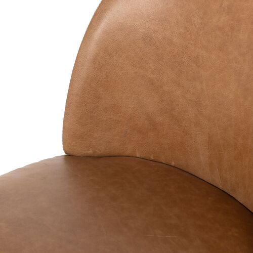 Denver Leather Dining Chair, Butterscotch 8 Denver Leather Dining Chair, Butterscotch