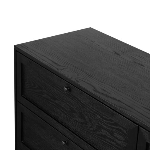 Laila 9-Drawer Dresser, Drifted Matte Black 12 Laila 9-Drawer Dresser, Drifted Matte Black