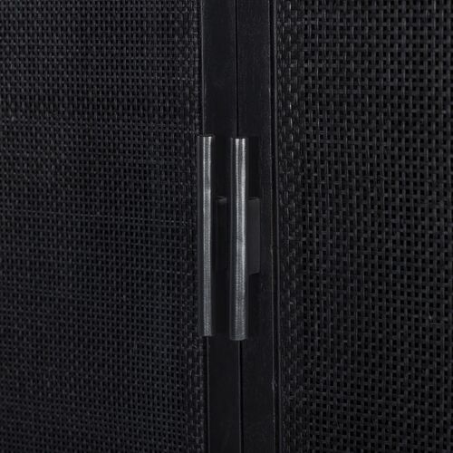 Thiago Cabinet, Black Natural Cane 11 Thiago Cabinet, Black Natural Cane