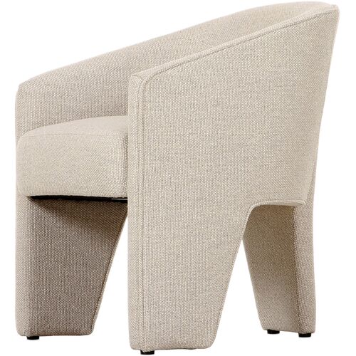 Pearl Linen Dining Chair 2 Pearl Linen Dining Chair