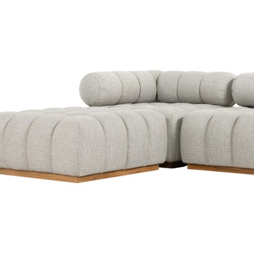 Jessie Outdoor 3-Piece Sectional 10 Jessie Outdoor 3-Piece Sectional