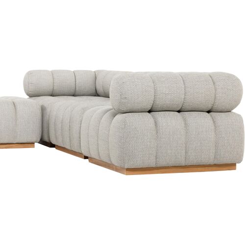 Jessie Outdoor 3-Piece Sectional 2 Jessie Outdoor 3-Piece Sectional