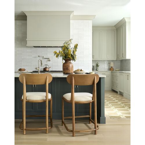 Ruelle Oak Counter Stool, Natural 2 Ruelle Oak Counter Stool, Natural