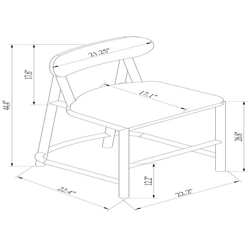 Ruelle Oak Counter Stool, Natural 3 Ruelle Oak Counter Stool, Natural