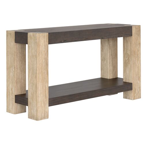 Hannah Console Table, Carbon Mindi/Blonde Acacia 1 Hannah Console Table, Carbon Mindi/Blonde Acacia