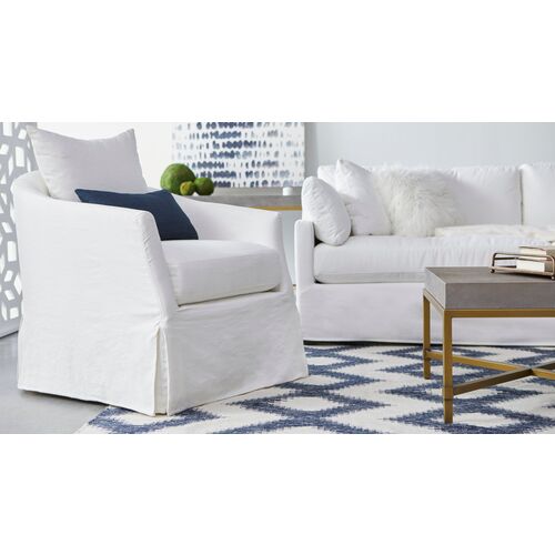 Remy Slipcover Performance Swivel Chair 6 Remy Slipcover Performance Swivel Chair