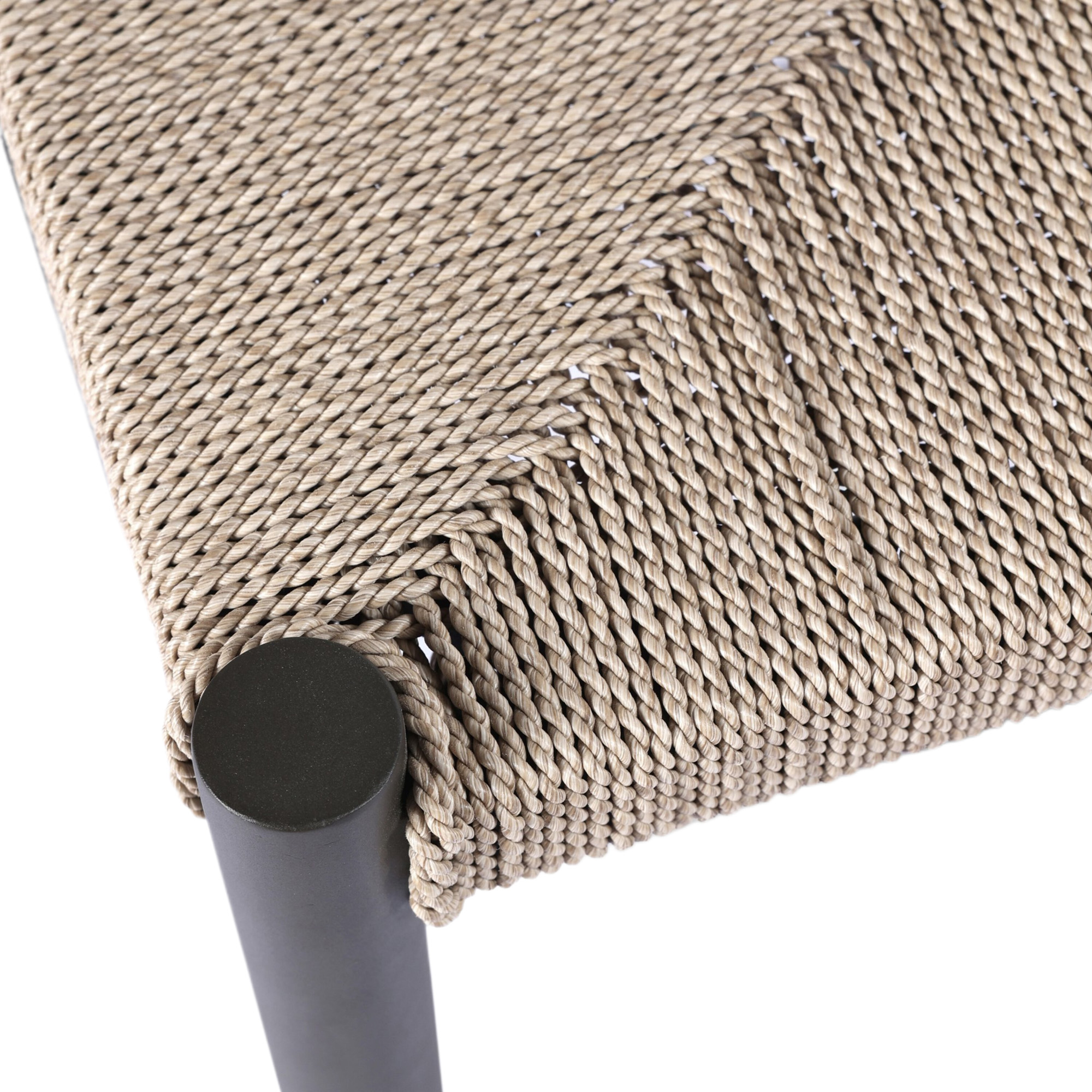 Mabel Outdoor Wicker/Iron Counter Stool, Textured Dune 3 Mabel Outdoor Wicker/Iron Counter Stool, Textured Dune