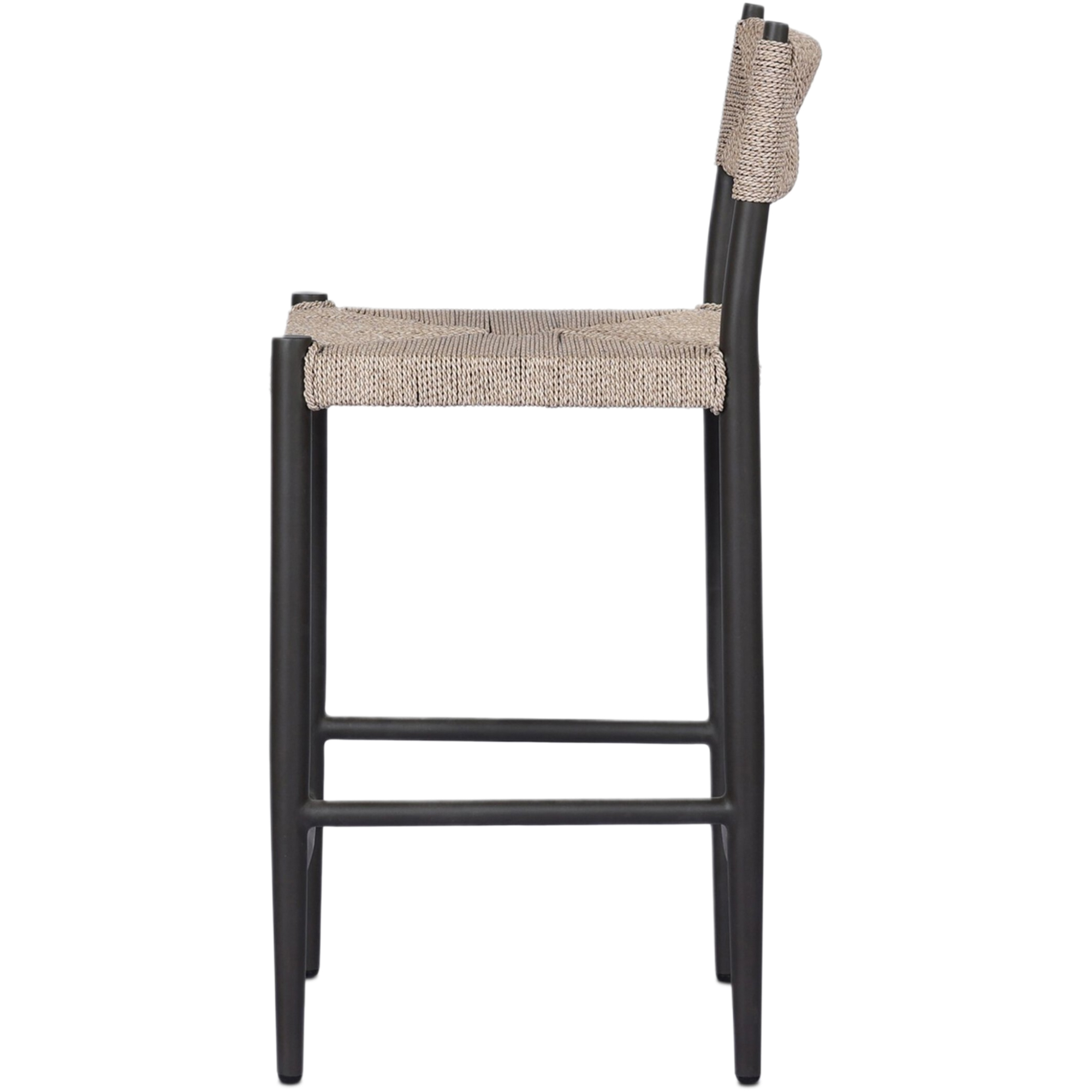 Mabel Outdoor Wicker/Iron Counter Stool, Textured Dune 5 Mabel Outdoor Wicker/Iron Counter Stool, Textured Dune