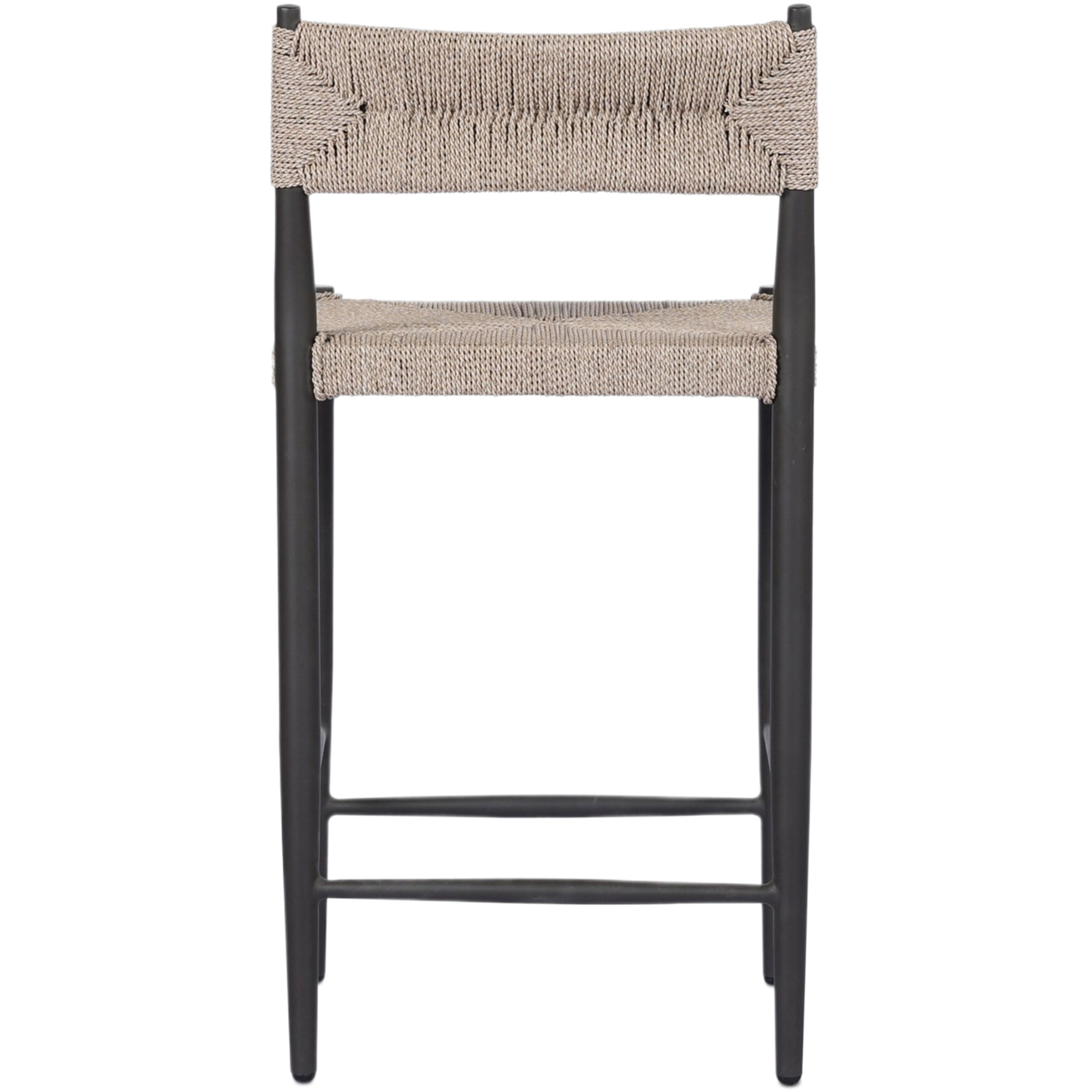 Mabel Outdoor Wicker/Iron Counter Stool, Textured Dune 6 Mabel Outdoor Wicker/Iron Counter Stool, Textured Dune