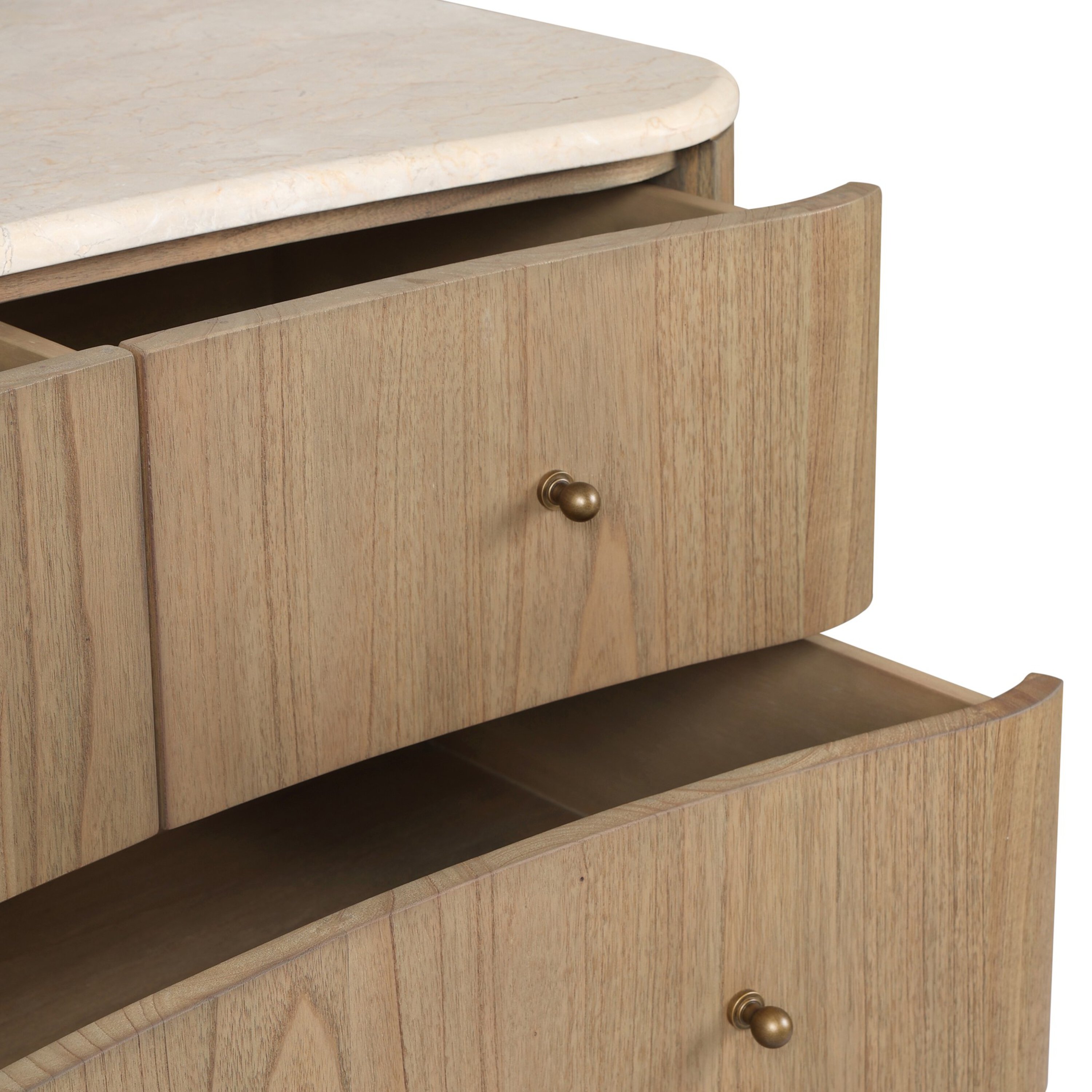 Nevi 5-Drawer Marble Top Chest, Sandy Mindi/Cream 11 Nevi 5-Drawer Marble Top Chest, Sandy Mindi/Cream