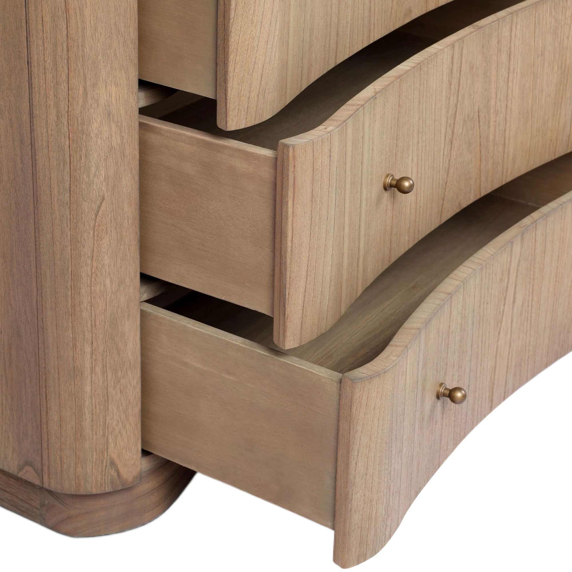 Nevi 5-Drawer Marble Top Chest, Sandy Mindi/Cream 3 Nevi 5-Drawer Marble Top Chest, Sandy Mindi/Cream