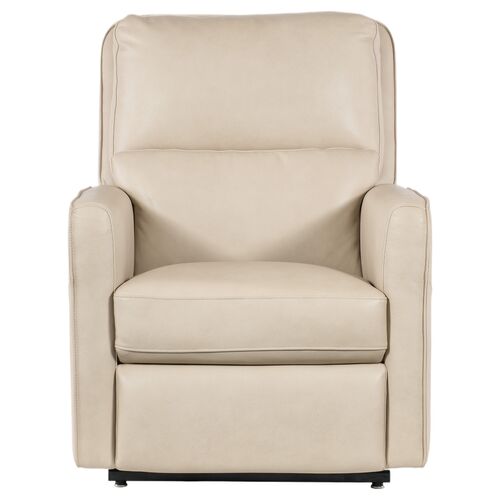 Flynn Leather Power Recliner with USB, Ivory 6 Flynn Leather Power Recliner with USB, Ivory