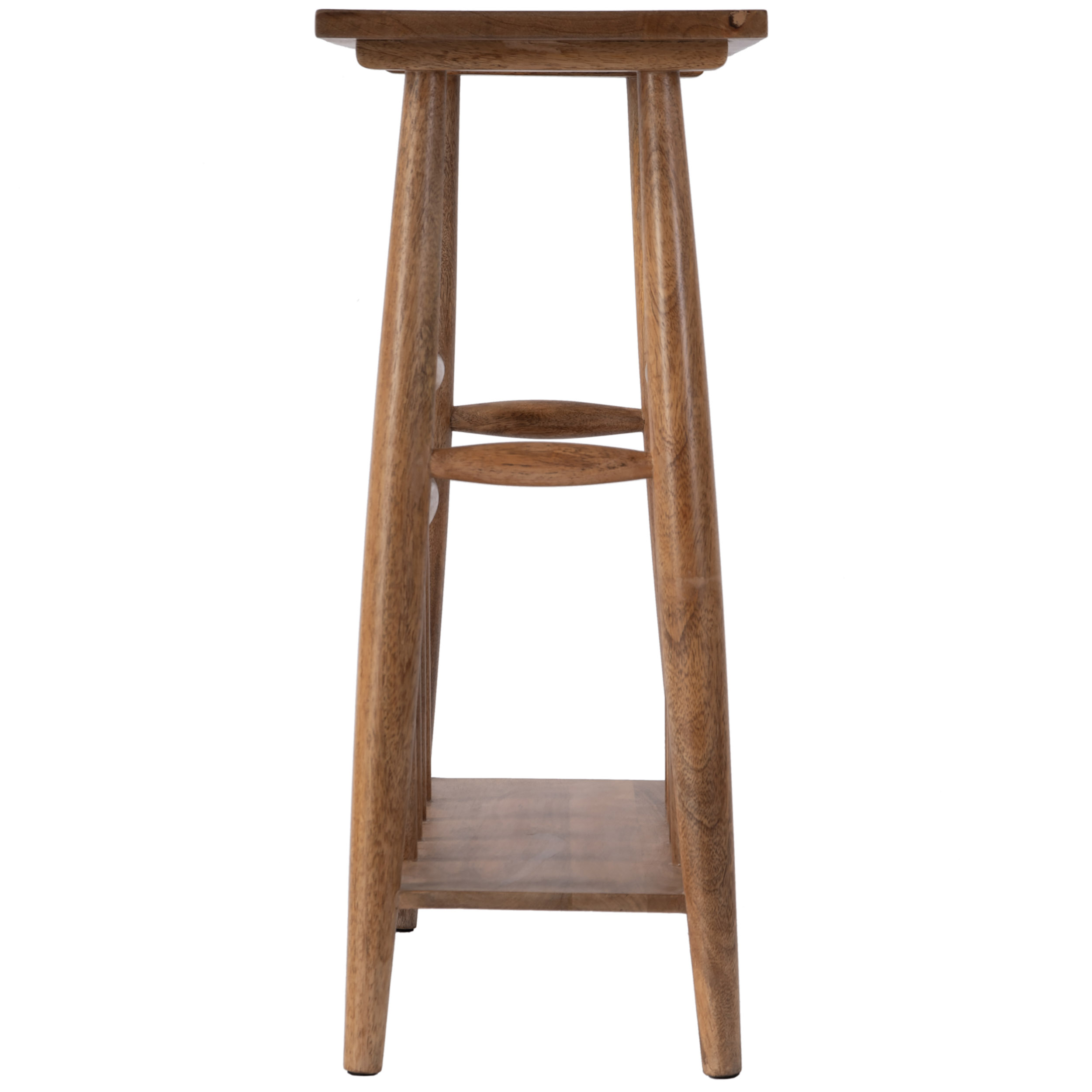 Lysandra 20" Side Table w/ Magazine Holder, Natural 3 Lysandra 20" Side Table w/ Magazine Holder, Natural
