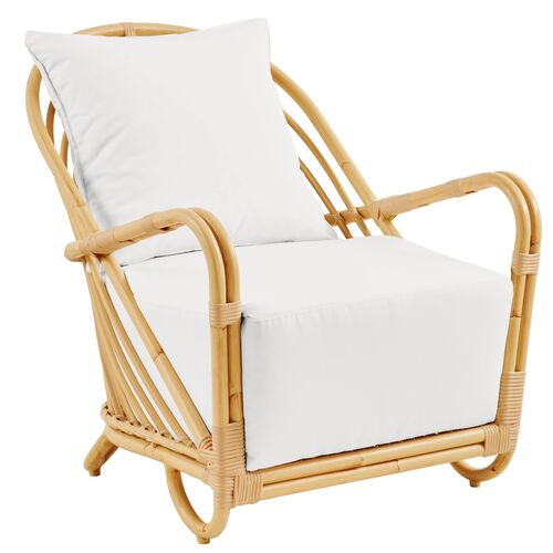 Arne Outdoor Chair, Natural/White 1 Arne Outdoor Chair, Natural/White